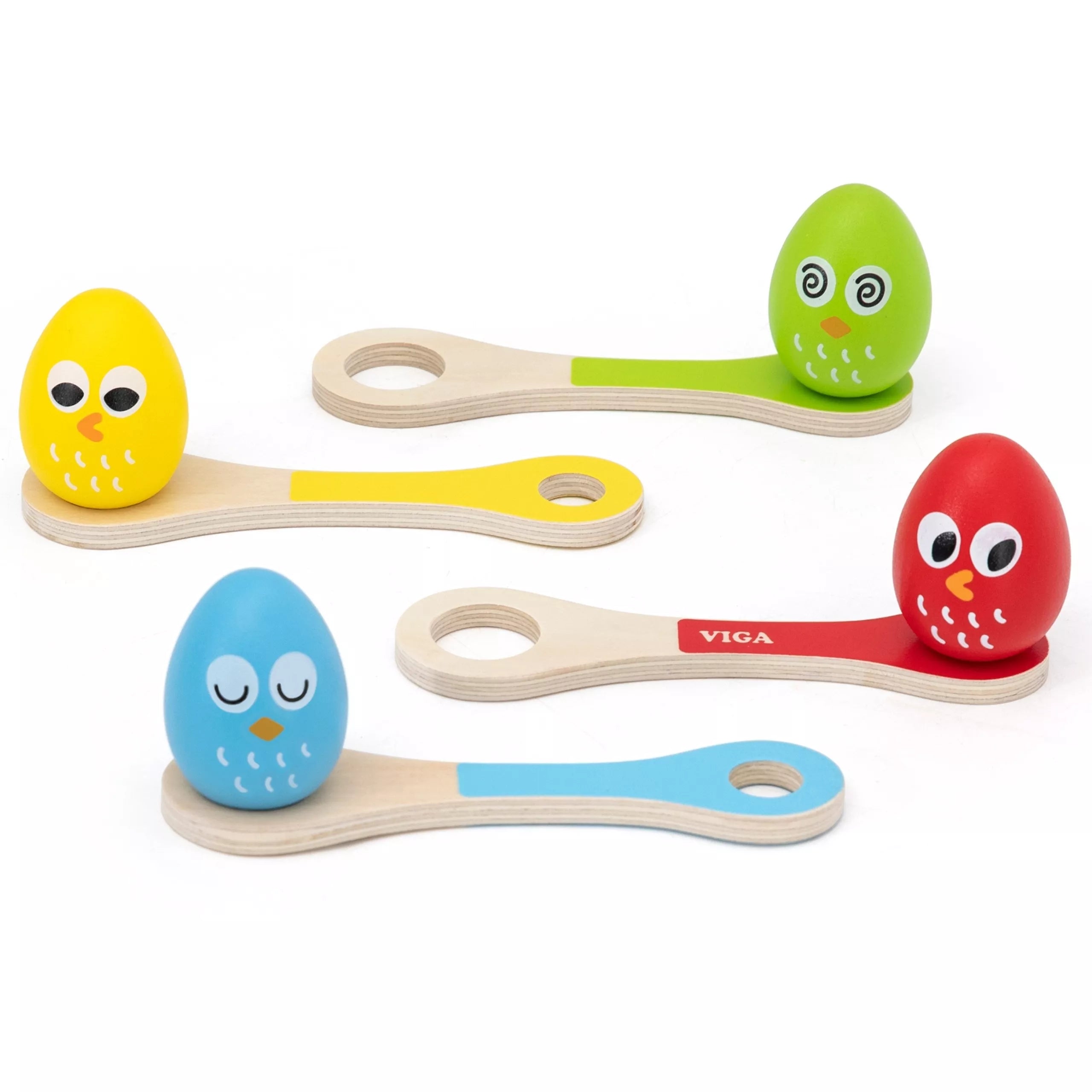 VIGA Bėk su kiaušiniais ant šaukšto vaikams